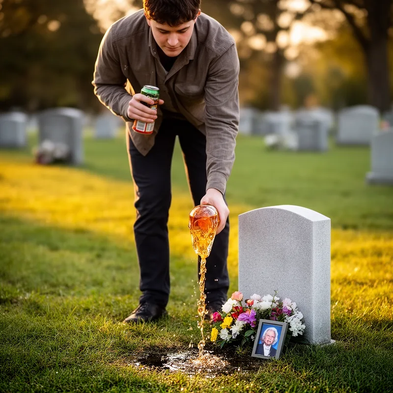 to pour one out