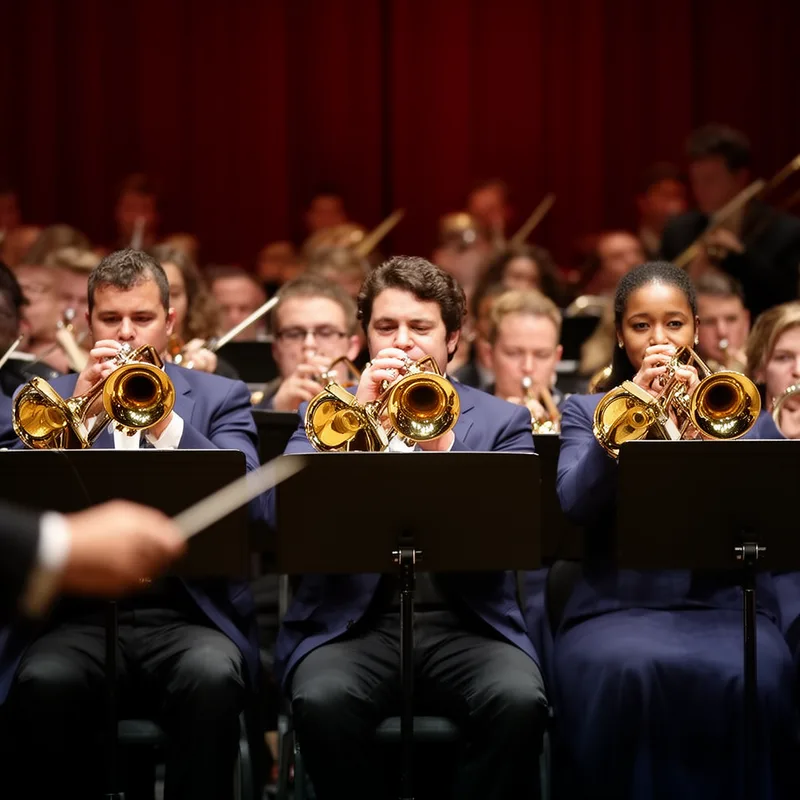 trumpet section