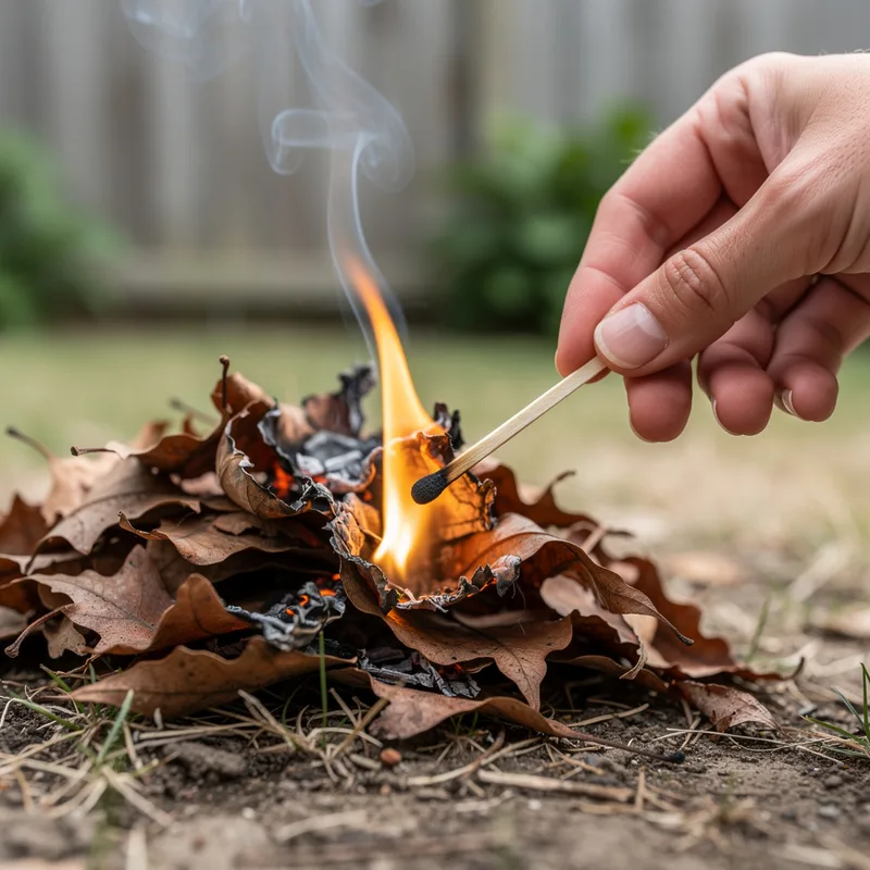 to set afire