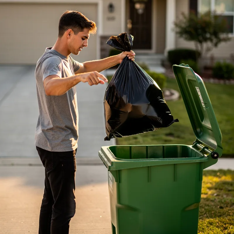 to take out the trash