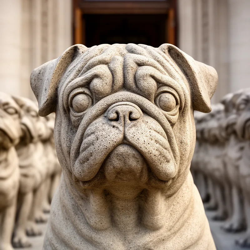 pug-faced