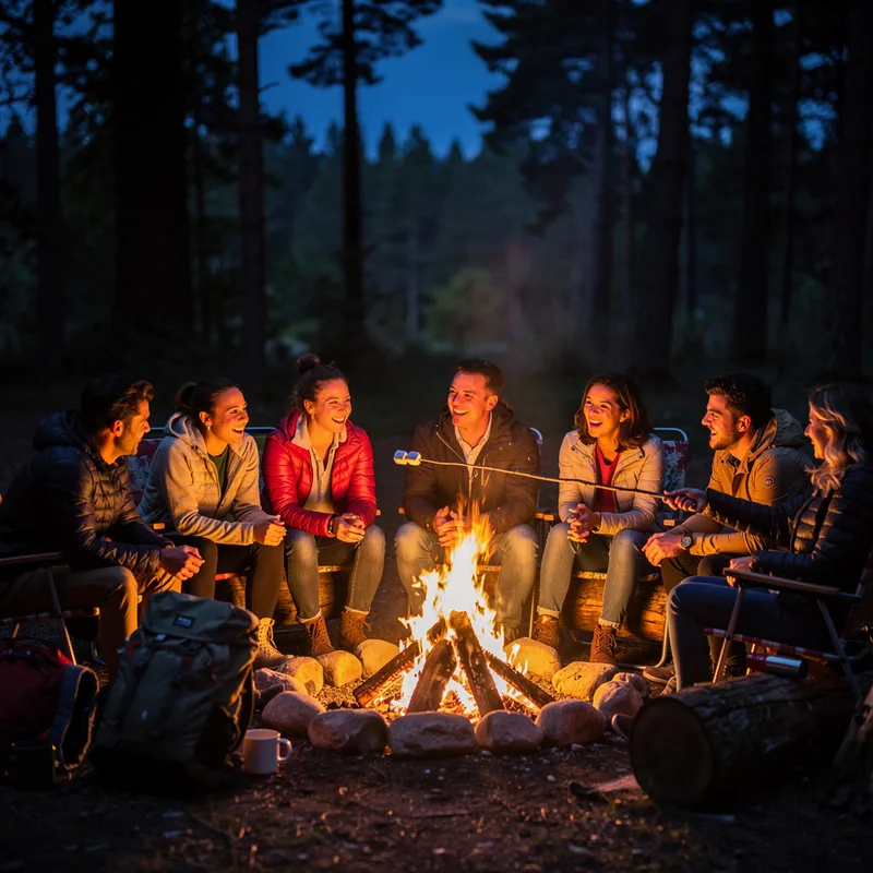 around the campfire