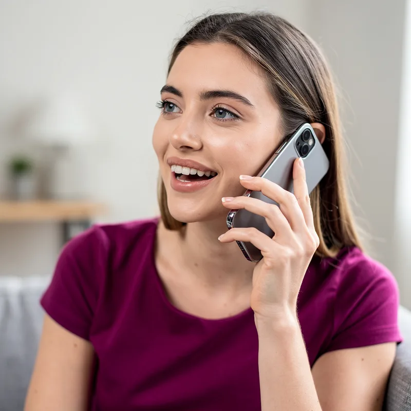 on the phone