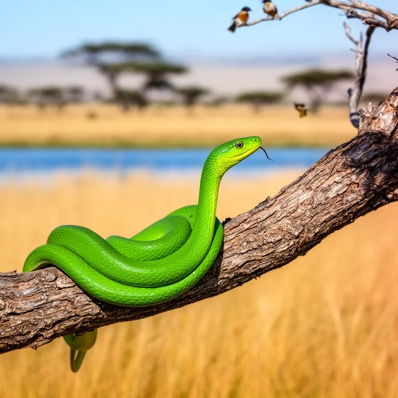 green snake