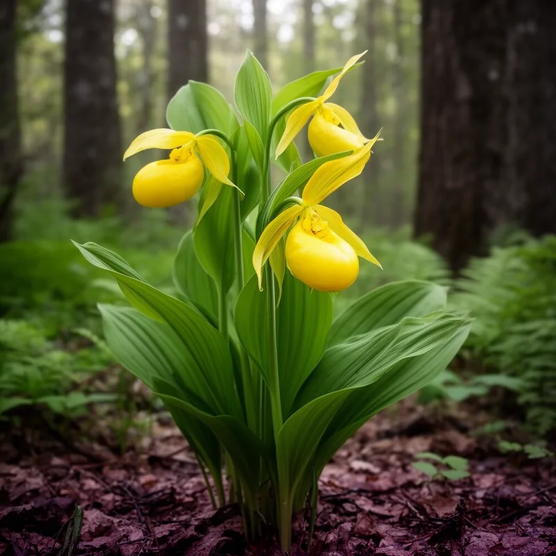Cypripedium calceolus pubescens