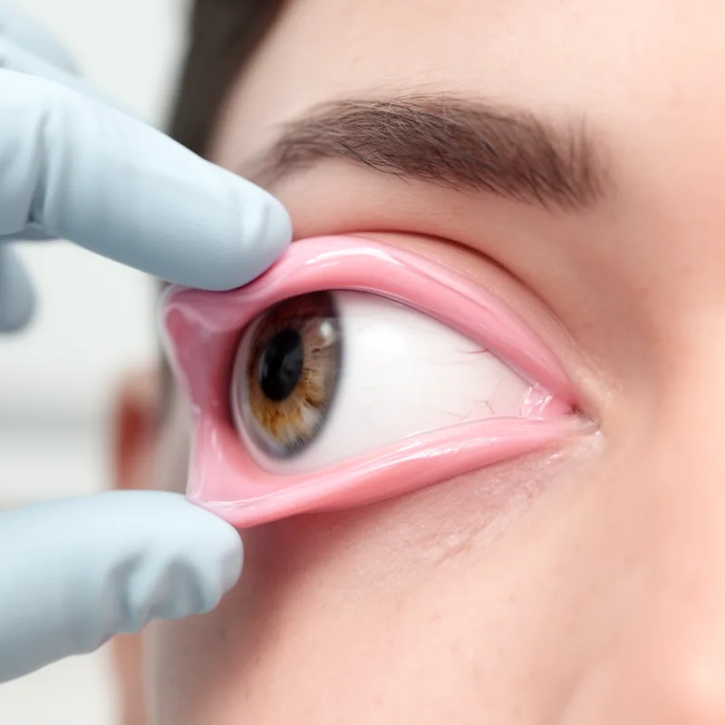 conjunctival layer of eyelids