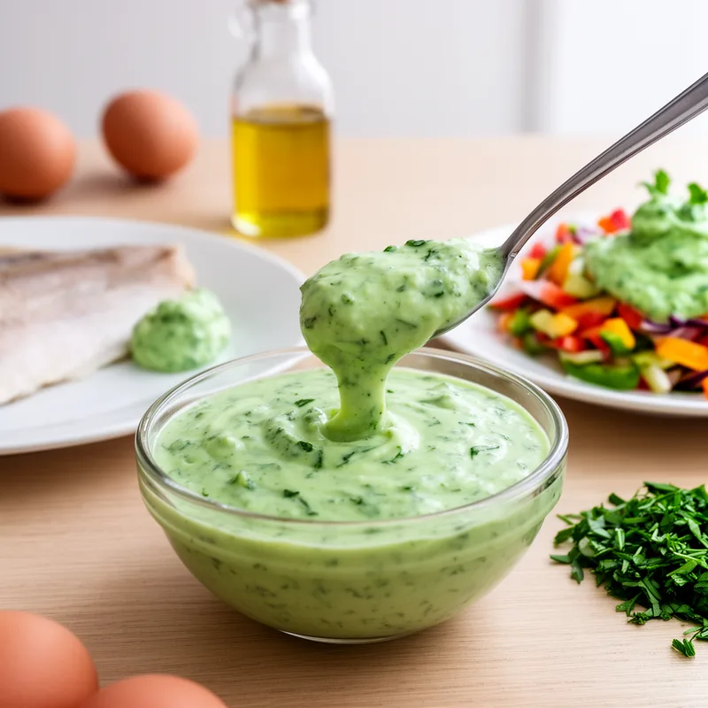 green mayonnaise