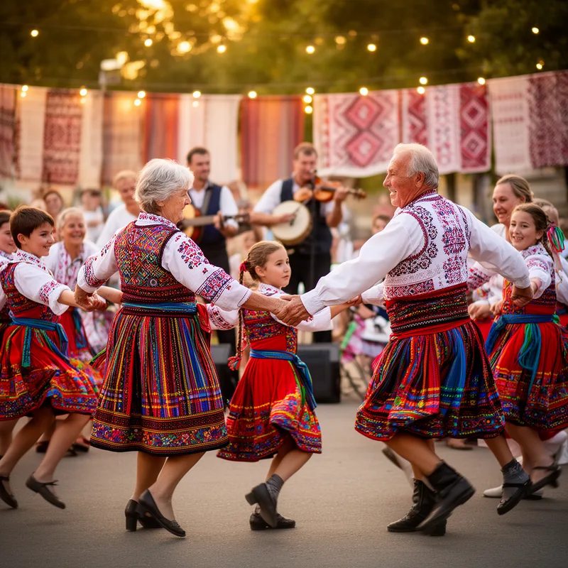 folk dancing