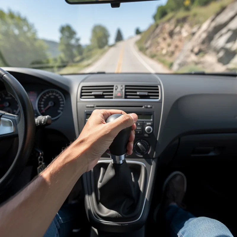 to downshift