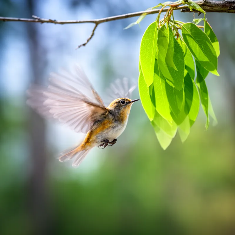 fluttering