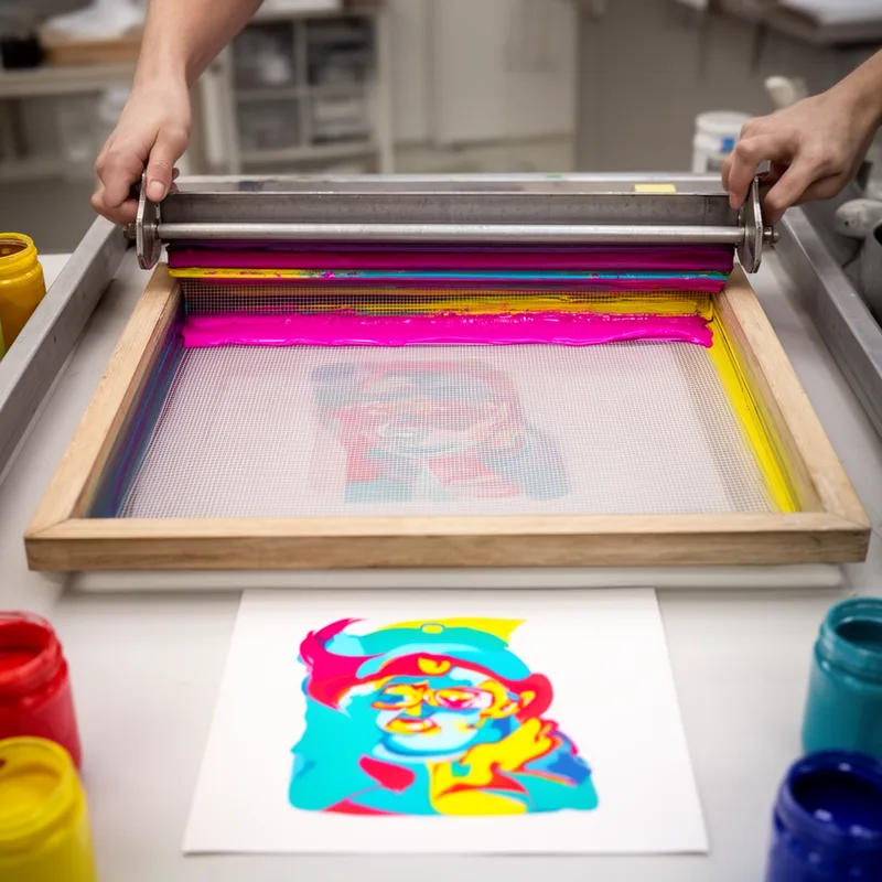 silk screen print