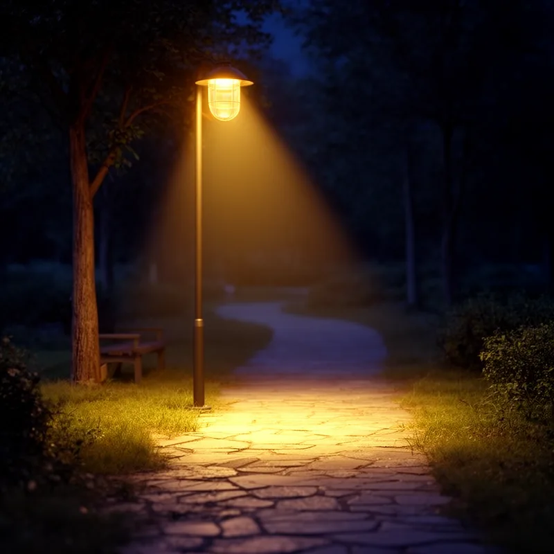 lamplit