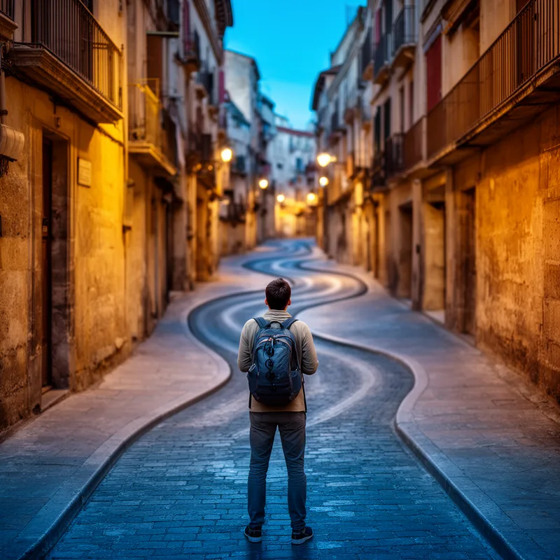 labyrinthine street