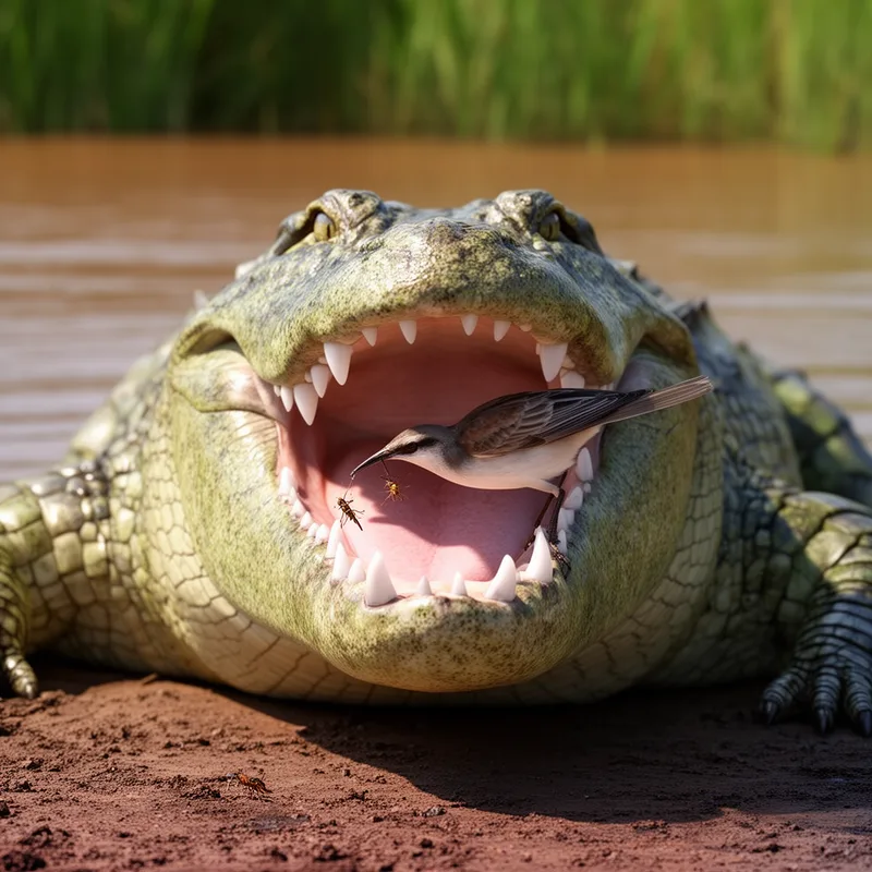 crocodile bird