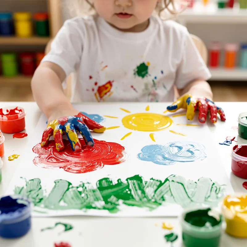 to finger-paint