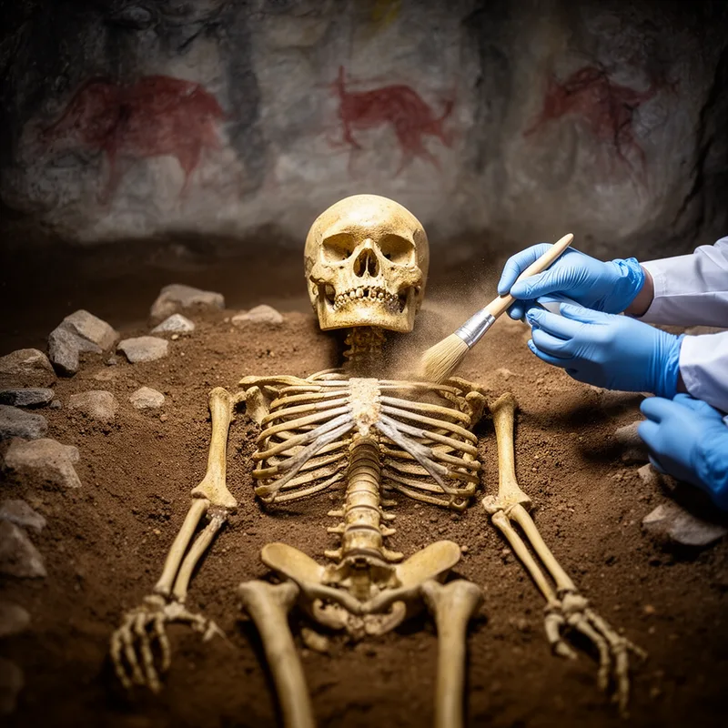 Cro-Magnon fossil