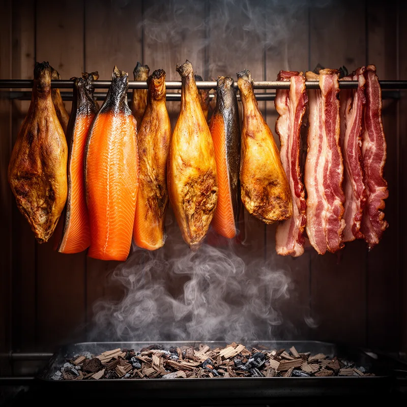 smoke-cured