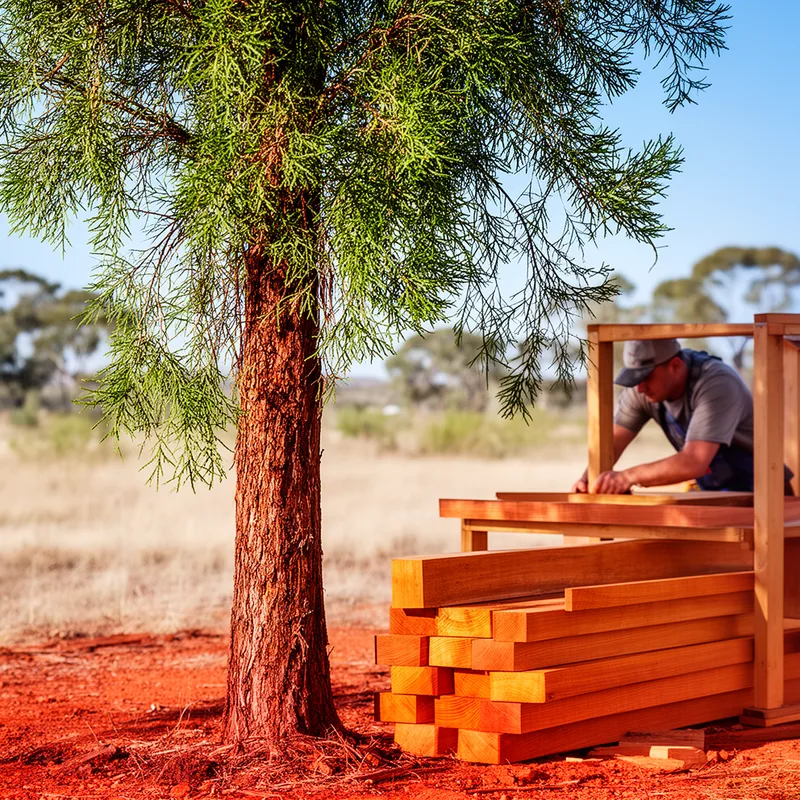 red cypress pine