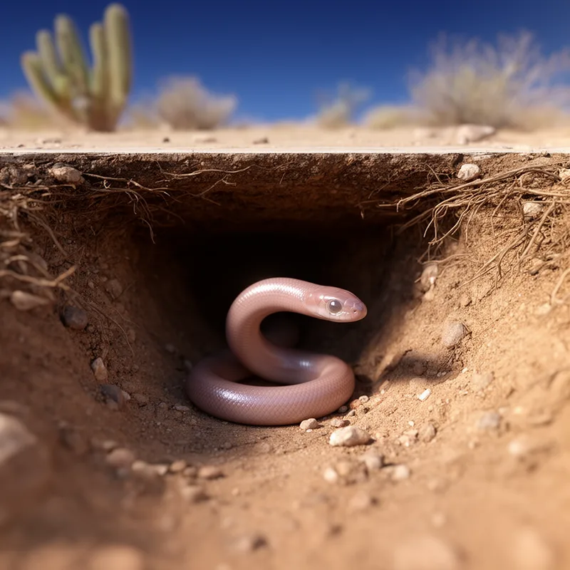 western blind snake