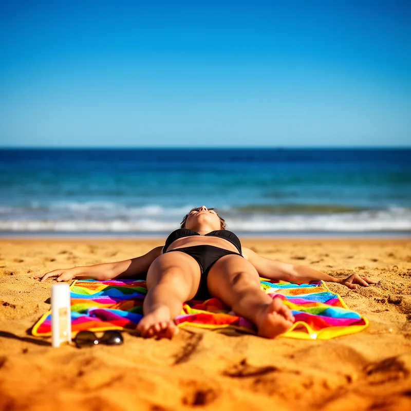 to sunbath