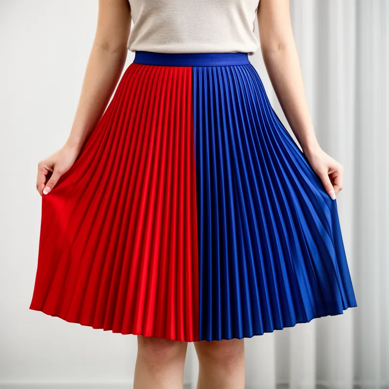 pleated