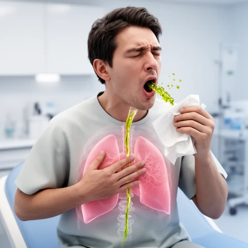 to cough out