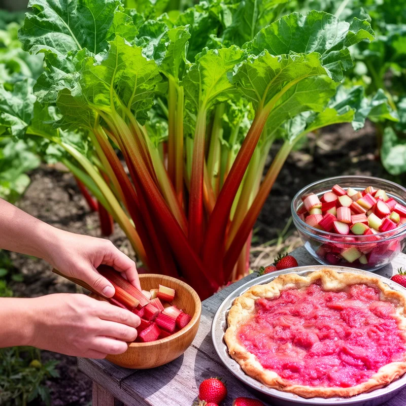 garden rhubarb