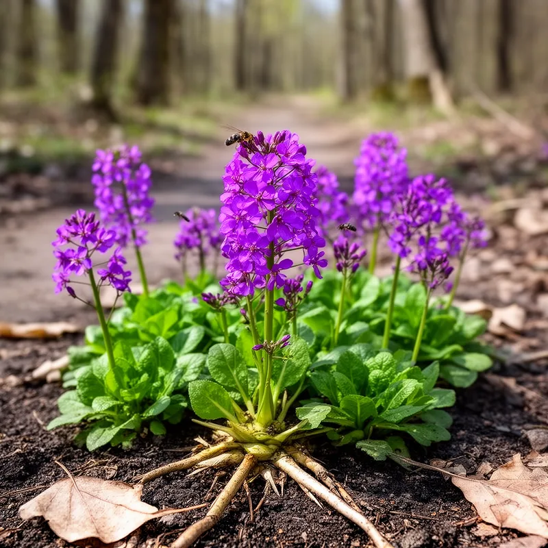 purple cress