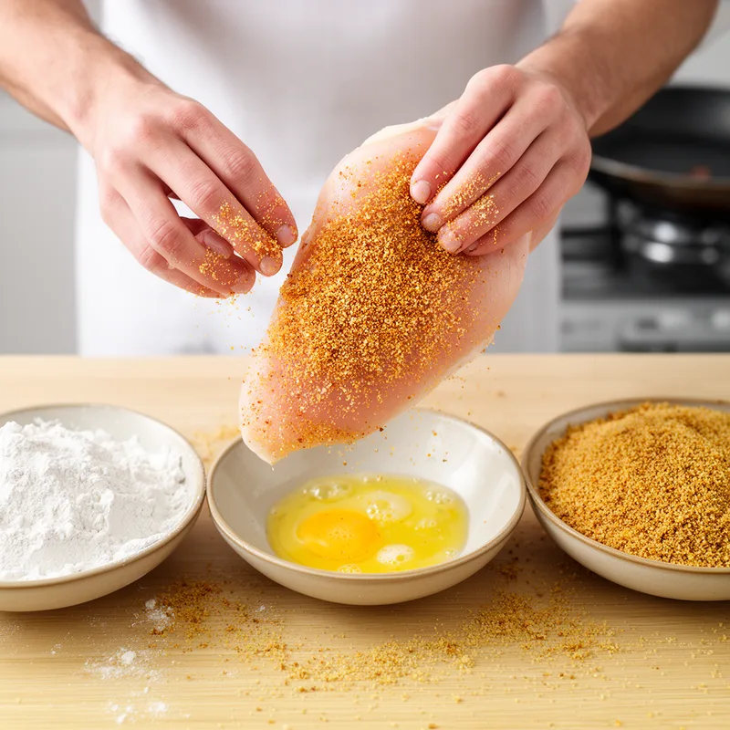 to breading