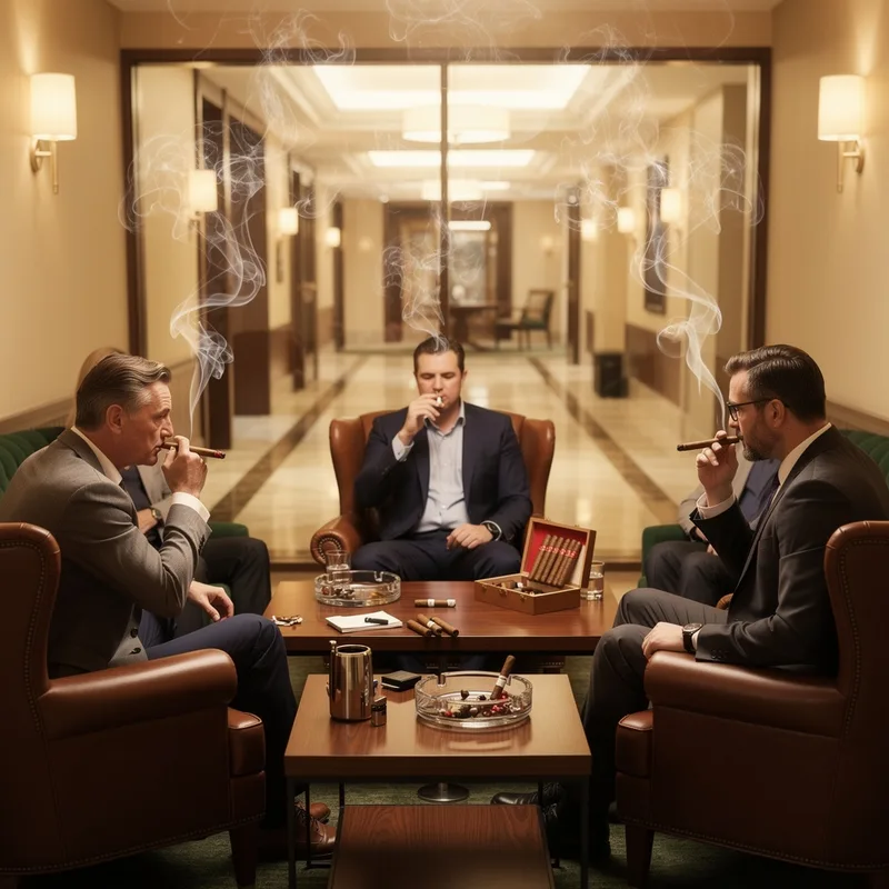 smoking room