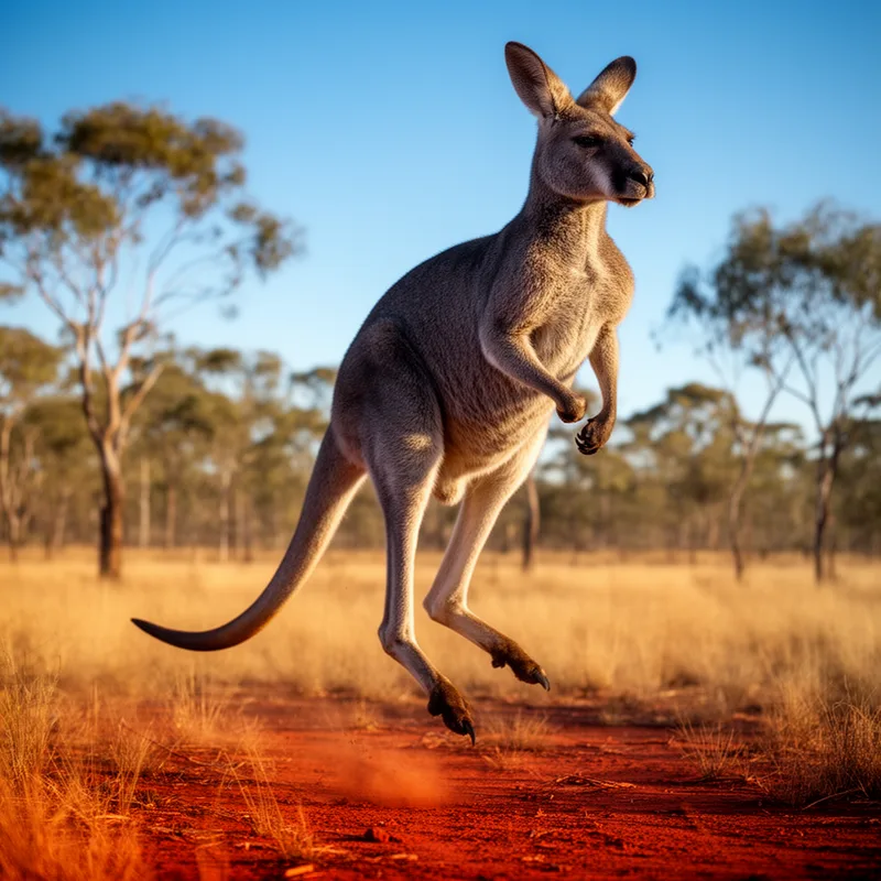 great grey kangaroo