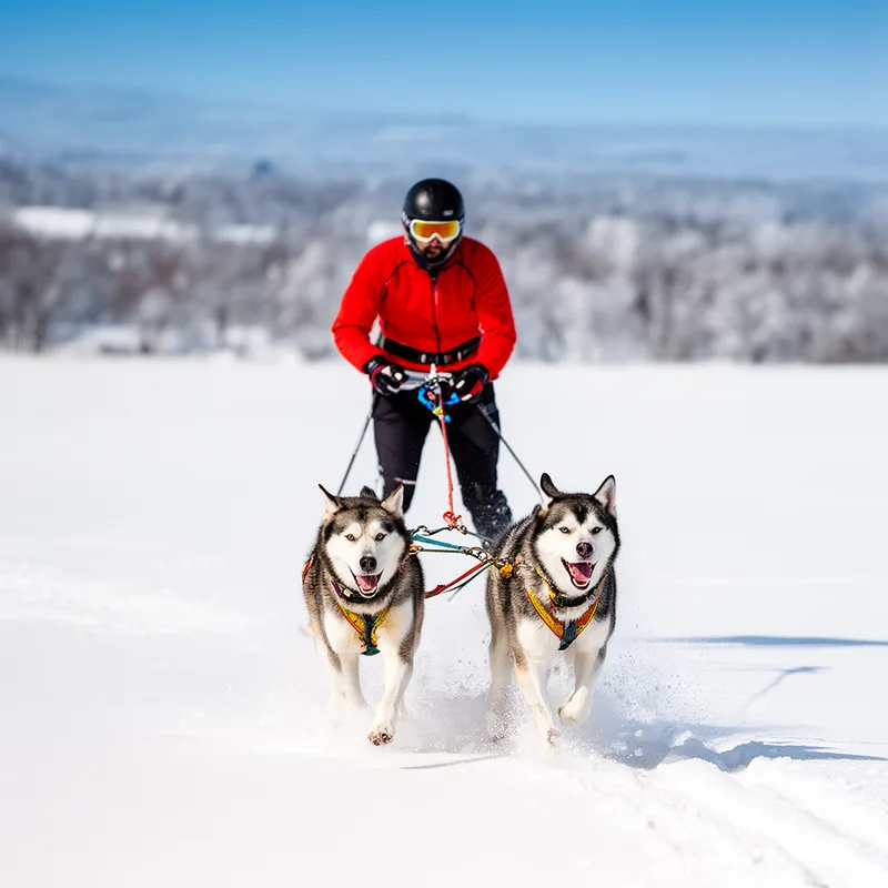 to skijoring