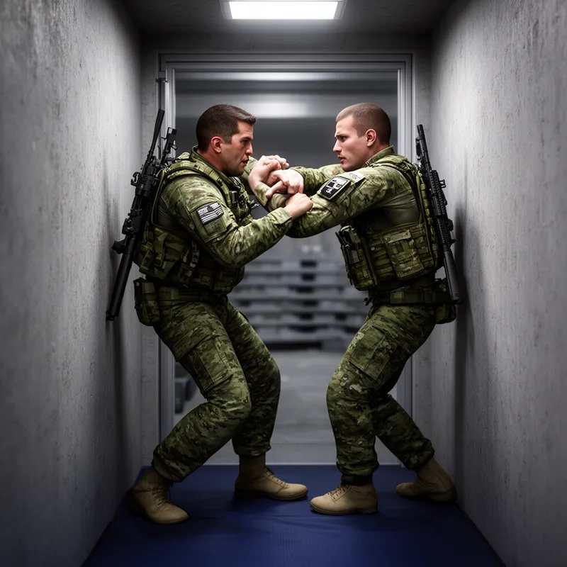 close-quarter fighting