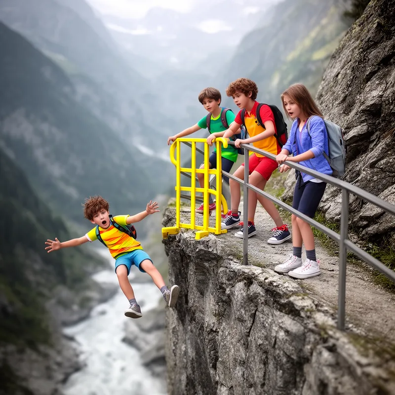 to follow off a cliff