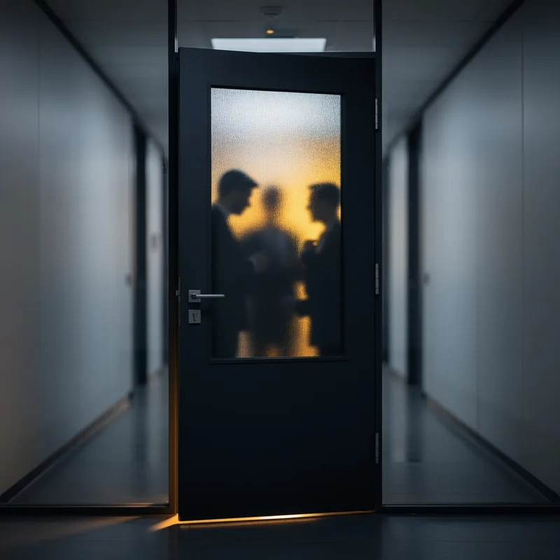 closed door