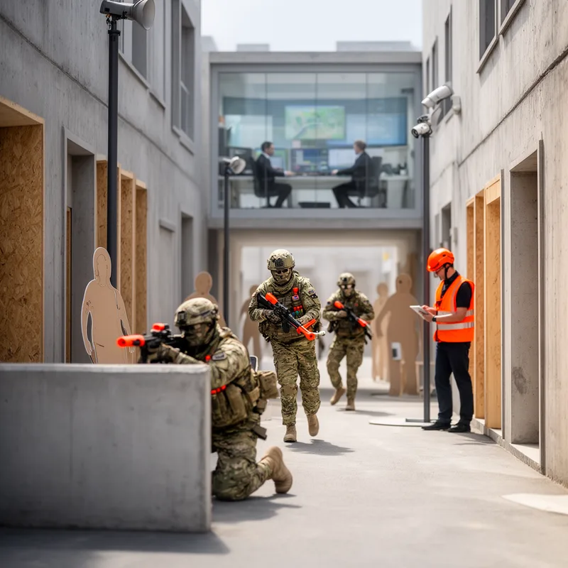 simulated military operation