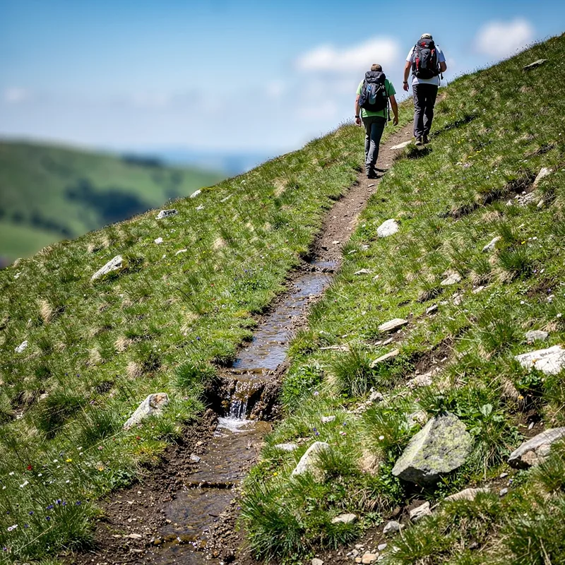downslope