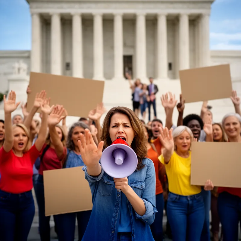 to protest the injustice