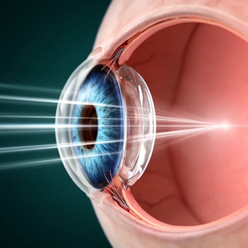 lens of the eye