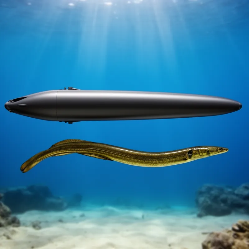 eel-shaped