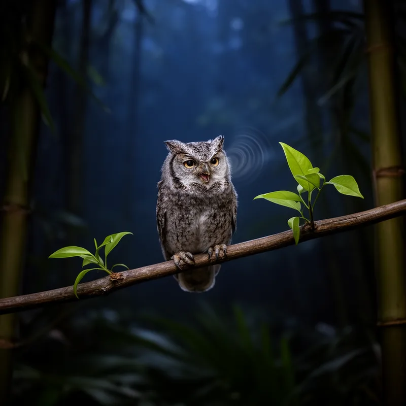 Oriental scops owl