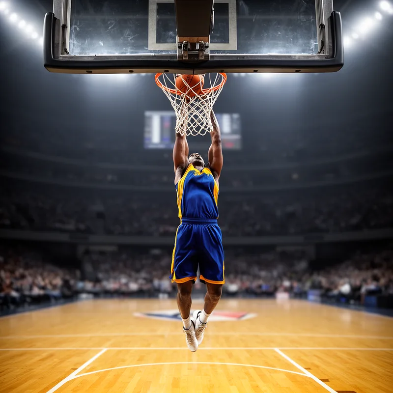 to soar above the rim