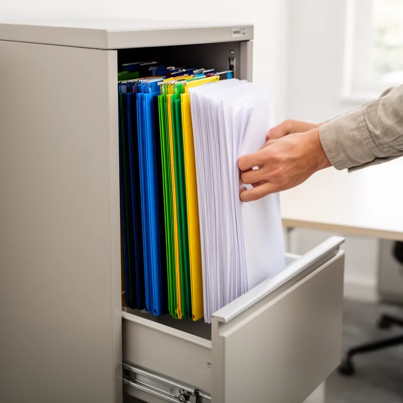 vertical file