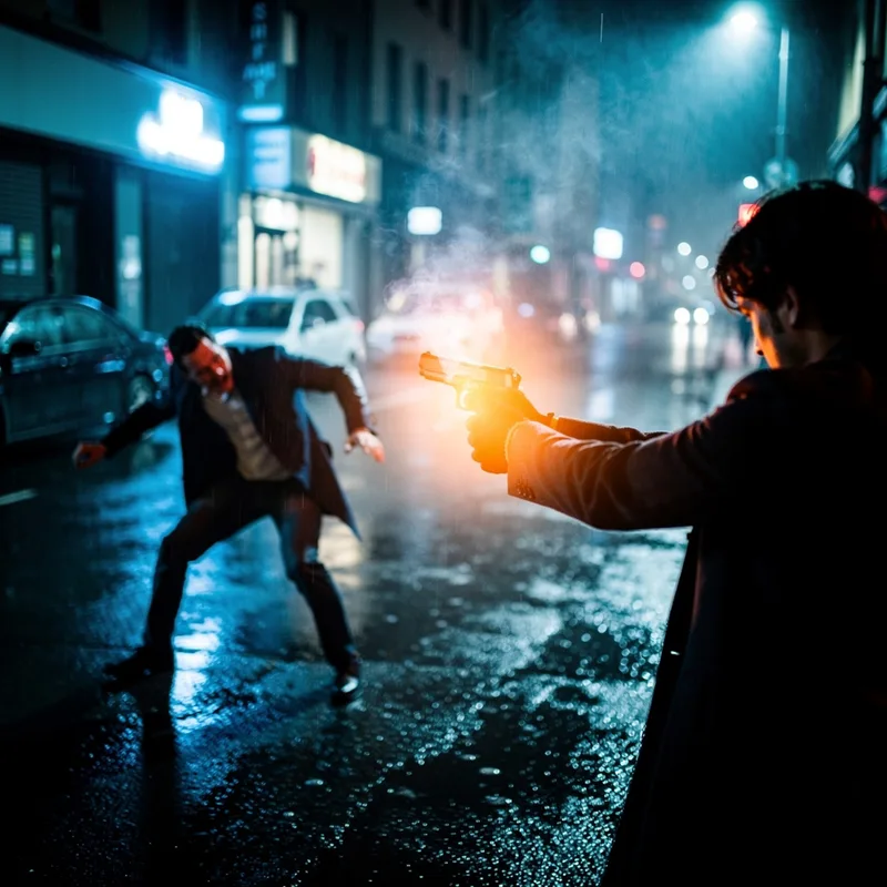 to gun down