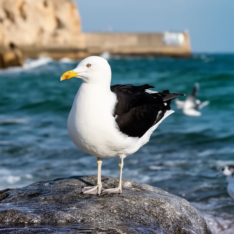 black-backed gull
