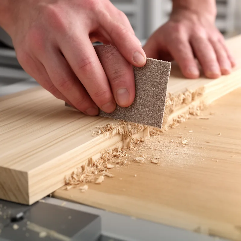 to roughen up the edges