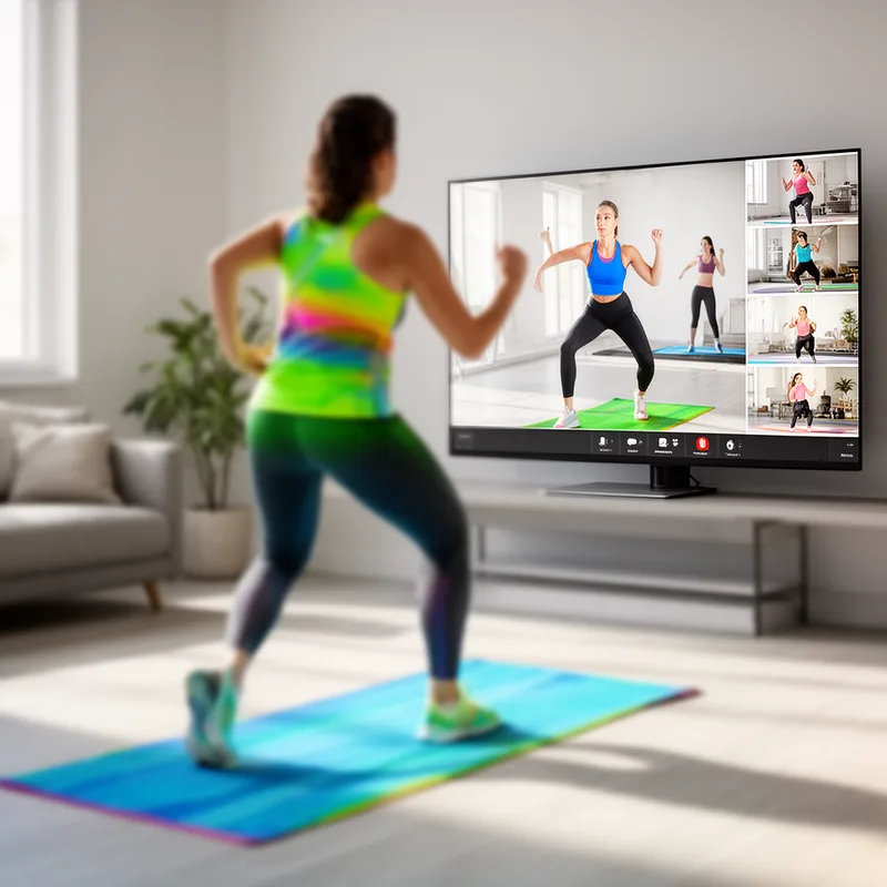 online fitness class