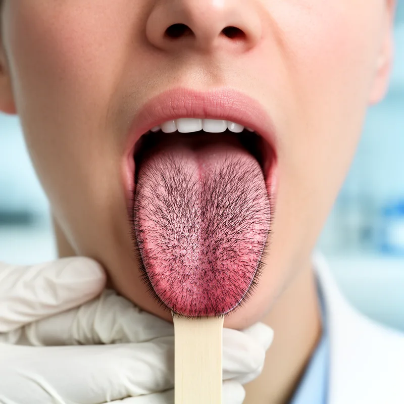 furry tongue