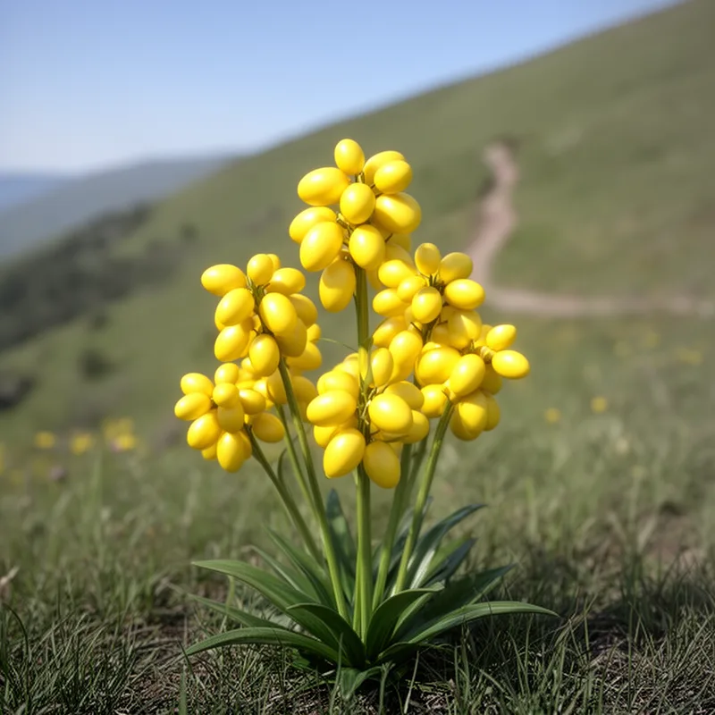 yellow globe lily