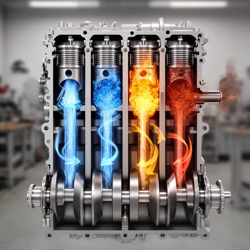 four-stroke engine